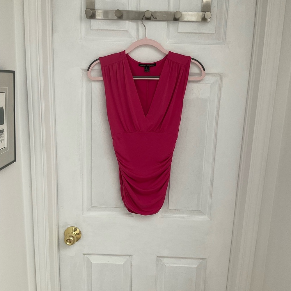 Elegant Pink Sleeveless Top